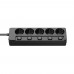 Фільтр живлення СolorWay (CW-PSEA55SBK) 5 розеток, 5м, Black