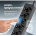 Фільтр живлення СolorWay (CW-PSEA55SBK) 5 розеток, 5м, Black