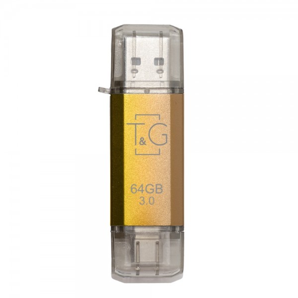 Флеш-накопичувач USB 3.0 64GB Type-C T&amp;G 009 Star Series Gold (TG009TC-64GGD3)