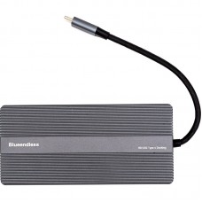 USB-хаб Blueendless USB Type-C 12-в-1 Grey (CA913886)