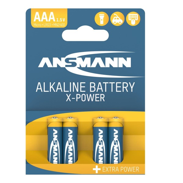 Батарейка Ansmann X-Power AAA/LR03 BL 4шт (5015653)