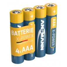 Батарейка Ansmann X-Power AAA/LR03 BL 4шт (5015653)