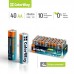 Батарейка ColorWay Alkaline Power AA/LR06 Colour Box 40шт (CW-BALR06-40CB)