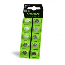 Батарейка Videx Alkaline AG13/LR44 BL 10 шт. (AG13/10B/1.5V)