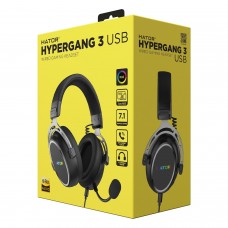 Гарнiтура Hator Hypergang 3 Hi-Res Black (ESH50)