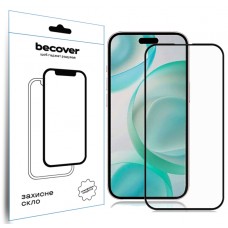 Захисне скло BeCover для Apple iPhone 16 Pro Black (712124)