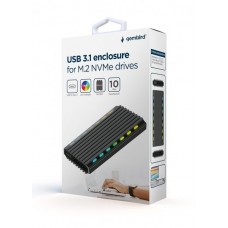 Зовнішня кишеня Gembird SSD M.2, USB 3.0, Black (EE2280-U3C-03)