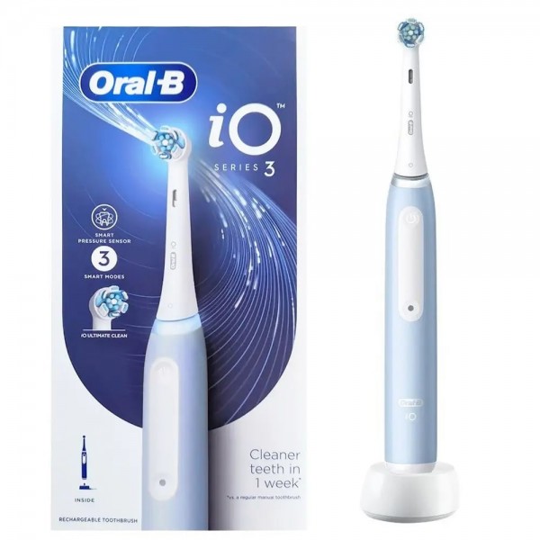 Зубна електрощітка Braun Oral-B iO Series 3 iOG3.1A6.0 Ice Blue (iOG3.1A6.0 Ice Blue)
