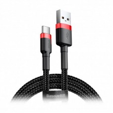 Кабель Baseus Cafule Series USB-USB-C, 1м Red/Black (CATKLF-B91) Кабель Baseus Cafule Series USB-USB-C, 1м Red/Black (CATKLF-B91)