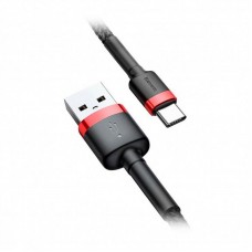 Кабель Baseus Cafule Series USB-USB-C, 1м Red/Black (CATKLF-B91) Кабель Baseus Cafule Series USB-USB-C, 1м Red/Black (CATKLF-B91)
