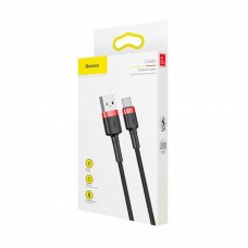 Кабель Baseus Cafule Series USB-USB-C, 1м Red/Black (CATKLF-B91) Кабель Baseus Cafule Series USB-USB-C, 1м Red/Black (CATKLF-B91)