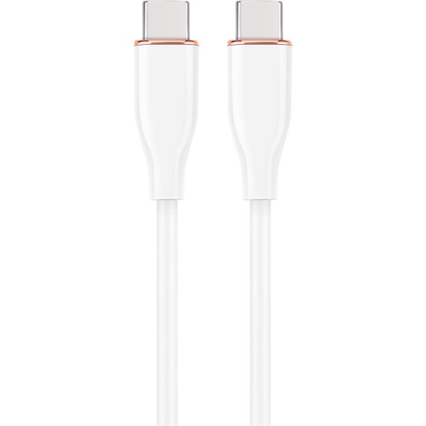 Кабель Cablexpert USB Type-C - USB Type-C (M/M), 3 A, 60 W, 1.5 м, White (CC-USB2S-CMCM-1.5M-W)