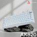 Клавіатура Ajazz AK820 Red Switch White USB-C (AK820-R-W)