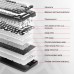 Клавіатура Ajazz AK820 Red Switch White USB-C (AK820-R-W)