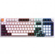 Клавіатура GamePro MK170W Red з Hot-Swap RGB White (MK170W)