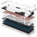 Клавіатура GamePro MK170W Red з Hot-Swap RGB White (MK170W)