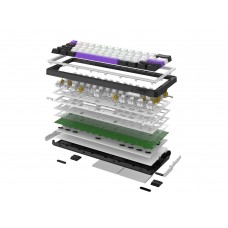 Клавіатура Hator Hellyberry HK60 White/Violet (HK60)