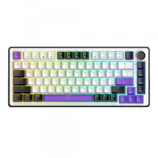 Клавіатура Hator Hellyberry HK75 White/Violet (HK75)