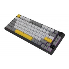 Клавіатура бездротова Ajazz AK820 Pro Flying Fish Switch Black RGB With Screen (AK820PRO-FF-BGY)