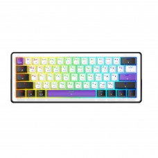 Клавіатура бездротова Hator Hellyberry HK60 Wireless White/Violet (HK60_wireless)