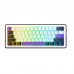 Клавіатура бездротова Hator Hellyberry HK60 Wireless White/Violet (HK60_wireless)