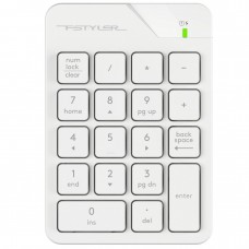 Клавіатура цифрова A4Tech Fstyler FGK21C White (FGK21C (White))
