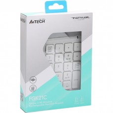 Клавіатура цифрова A4Tech Fstyler FGK21C White (FGK21C (White))
