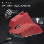 Миша бездротова Ajazz AJ139 V2 Red (AJ139-V2-MC-R) Миша бездротова Ajazz AJ139 V2 Red (AJ139-V2-MC-R)