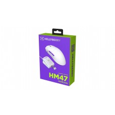 Миша бездротова Hator Hellyberry HM47 Wireless White/Violet (HM47_white_violet)