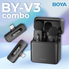 Мікрофон BOYA BY-V3 combo Type-C/Lightning Black (BY-V3 combo)