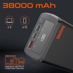 Універсальна мобільна батарея Techno PDC130 38000mAh PD 130W QC 3.0 Black (PDC130) Універсальна мобільна батарея Techno PDC130 38000mAh PD 130W QC 3.0 Black (PDC130)