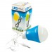 USB-світильник з LED-лампочкою Dengos, шнур ~1м, 5V, 5W, Blue (LED-BULB-5V5W-BLUE)
