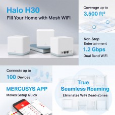 WiFi Mesh-система Mercusys Halo H30 (3-pack) (HALO H30(3-PACK))