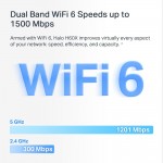 WiFi Mesh-система Mercusys Halo H60X 3-pack (HALO-H60X-3-PACK) WiFi Mesh-система Mercusys Halo H60X 3-pack (HALO-H60X-3-PACK)