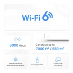 WiFi Mesh-система Mercusys Halo H80X 3-pack (HALO-H80X-3-PACK) WiFi Mesh-система Mercusys Halo H80X 3-pack (HALO-H80X-3-PACK)