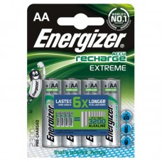 Акумулятори Energizer Recharge Extreme AA/HR06 LSD Ni-MH 2300 mAh BL 4шт (ENR EXTREME RECH 2300)