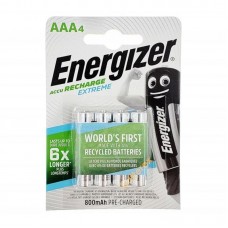 Акумулятори Energizer Recharge Extreme AAA/HR03 LSD Ni-MH 800 mAh BL 4шт (ENR EXTREME RECH 800)