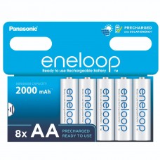 Акумулятори Panasonic Eneloop AA/HR06 NI-MH 2000 mAh BL 8 шт (BK-3MCDE/8HH)
