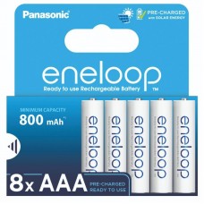 Акумулятори Panasonic Eneloop AAA/HR03 NI-MH 800 mAh BL 8 шт (BK-4MCDE/8HH)