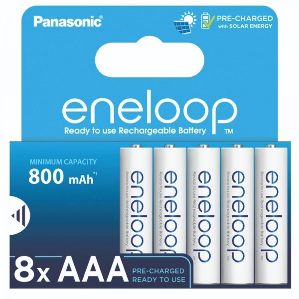 Акумулятори Panasonic Eneloop AAA/HR03 NI-MH 800 mAh BL 8 шт (BK-4MCDE/8HH)