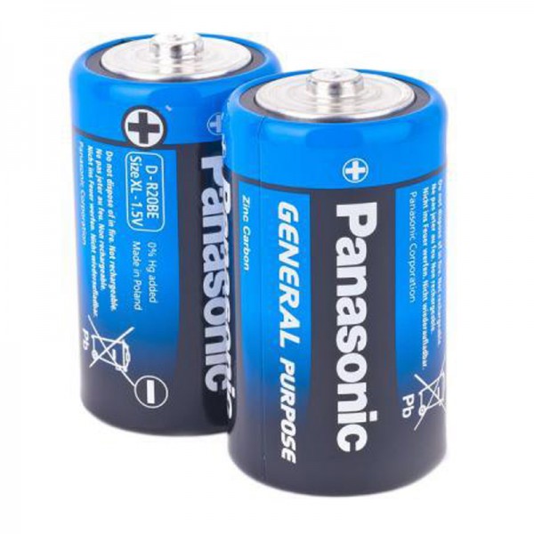 Батарейка Panasonic Zinc Carbon C/LR14 BL 2 шт (R14REL/2BPR)