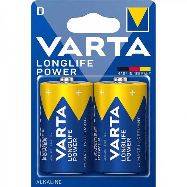 Батарейка Varta High Energy D/LR20 BL 2шт (4920121412)