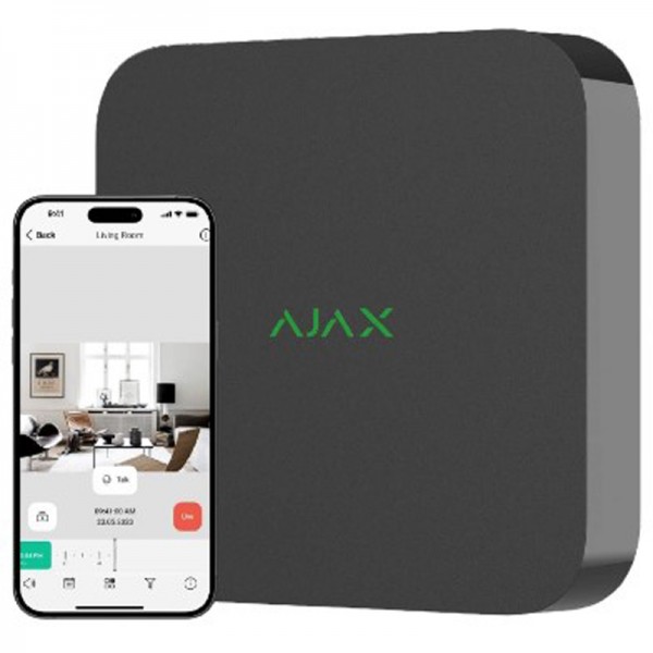 Відеореєстратор Ajax NVR (16ch) Black (69939.122.BL)