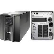 Джерело безперебійного живлення APC Smart-UPS 1500VA LCD, Lin.int., AVR, 8 х IEC, SmartSlot, USB, RJ-45, метал (SMT 1500I)