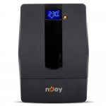Джерело безперебійного живлення NJOY Horus Plus 1500 (PWUP-LI150H1-AZ01B) Lin.int., AVR, 4 x евро, USB, LCD, пластик (Horus Plus 1500 USB)