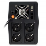 Джерело безперебійного живлення NJOY Horus Plus 1500 (PWUP-LI150H1-AZ01B) Lin.int., AVR, 4 x евро, USB, LCD, пластик (Horus Plus 1500 USB)