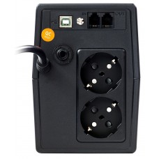 Джерело безперебійного живлення NJOY Horus Plus 600 (PWUP-LI060H1-AZ01B) Lin.int., AVR, 2 x евро, USB, LCD, пластик (Horus Plus 600 USB)