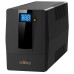 Джерело безперебійного живлення NJOY Horus Plus 800 (PWUP-LI080H1-AZ01B) Lin.int., AVR, 2 x евро, USB, LCD, пластик (Horus Plus 800 USB)