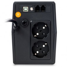 Джерело безперебійного живлення NJOY Horus Plus 800 (PWUP-LI080H1-AZ01B) Lin.int., AVR, 2 x евро, USB, LCD, пластик (Horus Plus 800 USB)
