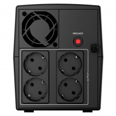 Джерело безперебійного живлення NJOY Keen 1000 (UPLI-LI100KE-CG01B) Lin.int., AVR, 4 x евро, пластик (Keen 1000)